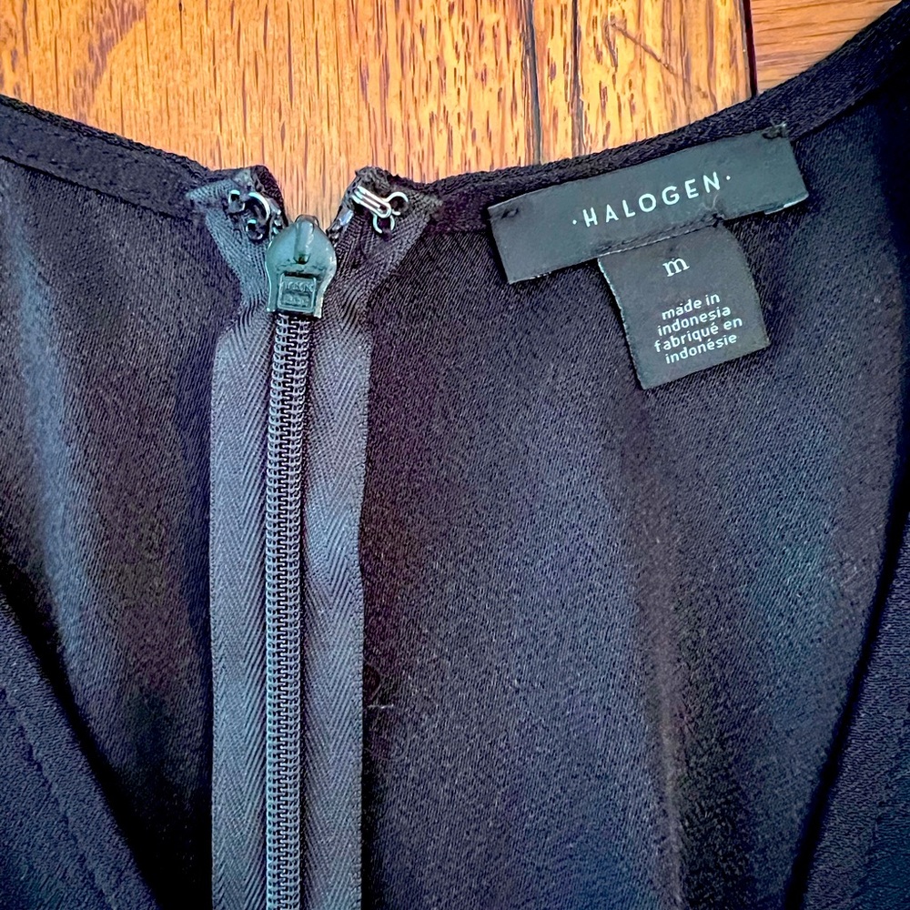 Halogen Long Sleeved Jumpsuit. Black Size Medium … - image 7